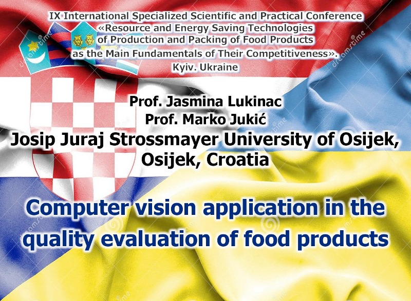 Про комп'ютерну візуалізацію для контролю якості харчових продуктів у лекції партнерів університету з Осієкського університету (Хорватія)