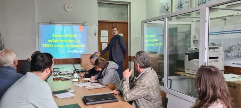 Академічна доброчесність – у фокусі уваги викладачів кафедри мехатроніки та пакувальної техніки