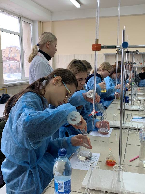 Урок хімії в університеті провела кафедра харчової хімії