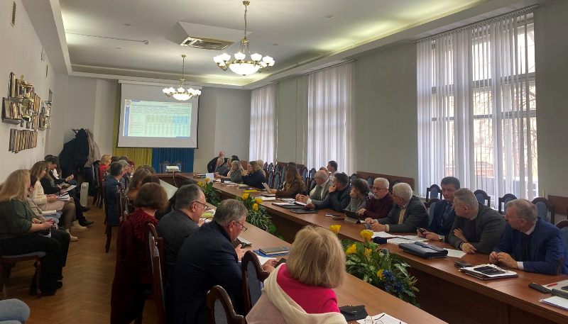 Плідно попрацювала вчена рада університету на першому у 2025 році засіданні