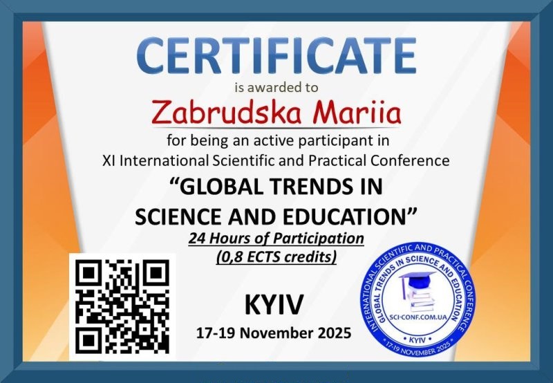 Апробація досліджень магістрантів