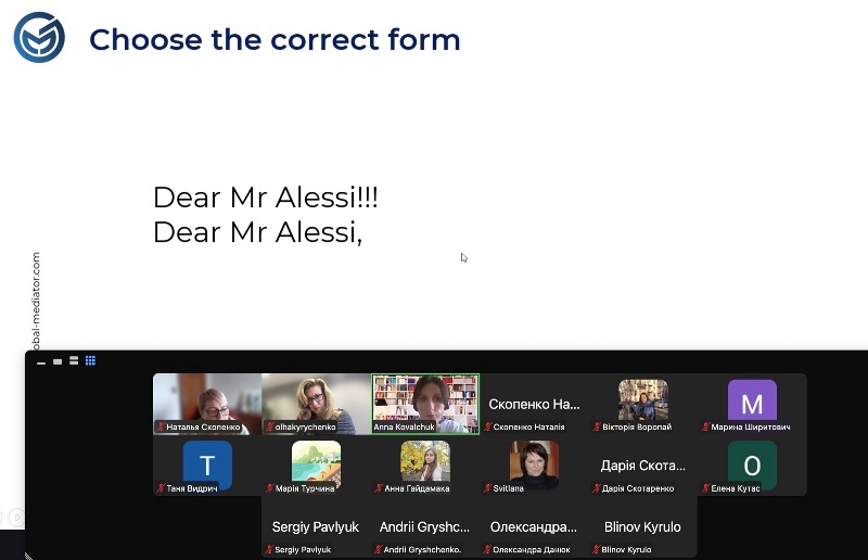 Ефективна ділова комунікація – всі тонкощі на гостьовій лекції від фахівчині компанії Global Mediator