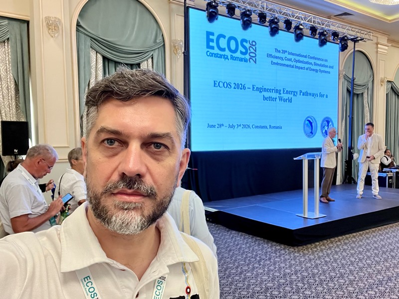 Аспірант кафедри теплоенергетики та холодильної техніки – на ECOS-2026
