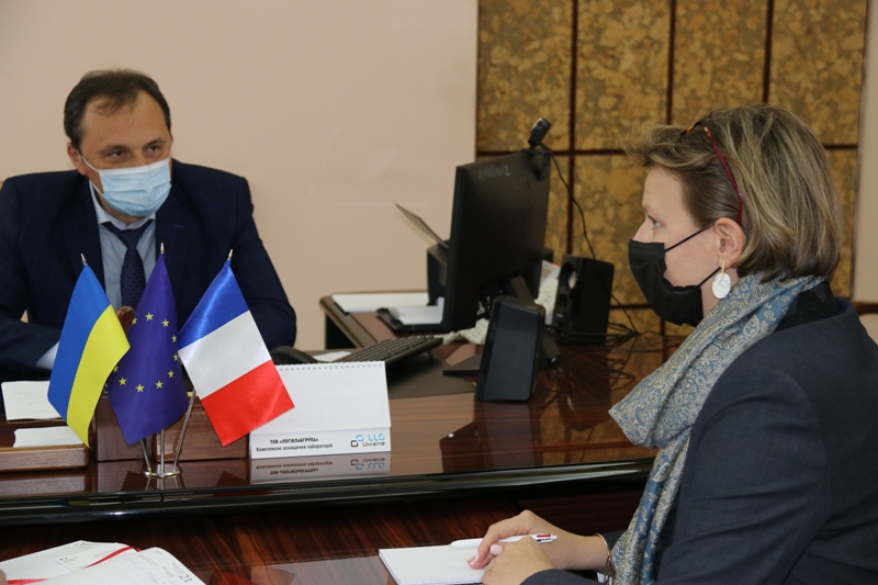 Ректор університету зустрівся з аташе Посольства Франції в Україні