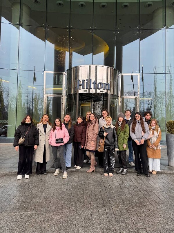 Hospitality Horizons: Career Discovery Day у готелі Hilton Kyiv для здобувачів спеціальності «Готельно-ресторанна справа»