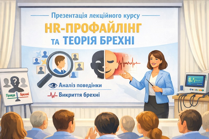 Презентація нового курсу «HR-профайлінг та теорія брехні» для менеджерів персоналу